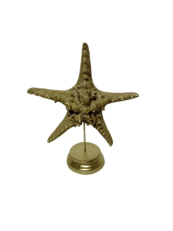 Skulptur Stern Gold