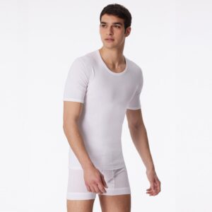 Unterhemd Schiesser Cotton Essentials Feinripp 1/2 Arm 205145 Gr.5-9