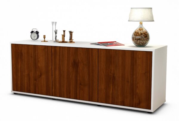 Lowboard Allegra, Walnuss (136x49x35cm)