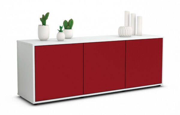 Lowboard Allegra, Bordeaux (136x49x35cm)