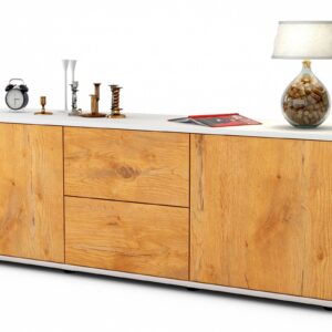 Lowboard Alma, Eiche (136x49x35cm)