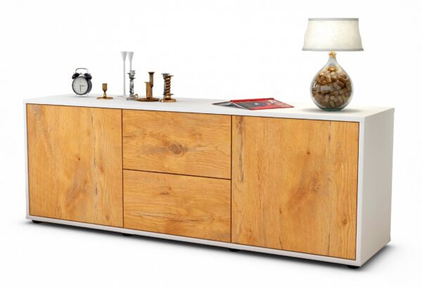 Lowboard Alma, Eiche (136x49x35cm)