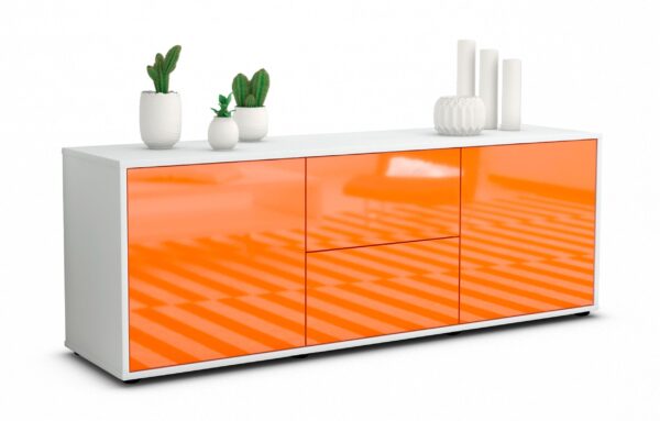 Lowboard Alma, Orange (136x49x35cm)
