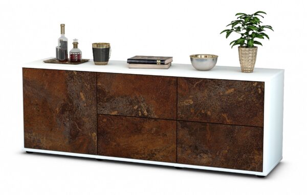 Lowboard Aloisia, Rost (136x49x35cm)
