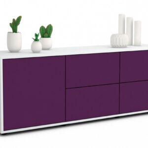 Lowboard Aloisia, Lila (136x49x35cm)