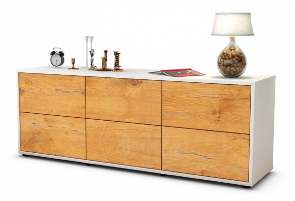 Lowboard Alva, Eiche (136x49x35cm)