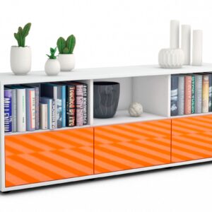 Lowboard Amalia, Orange (136x49x35cm)