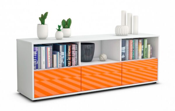 Lowboard Amalia, Orange (136x49x35cm)