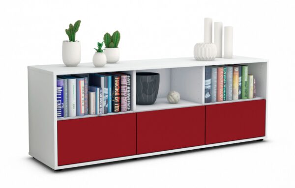 Lowboard Amalia, Bordeaux (136x49x35cm)