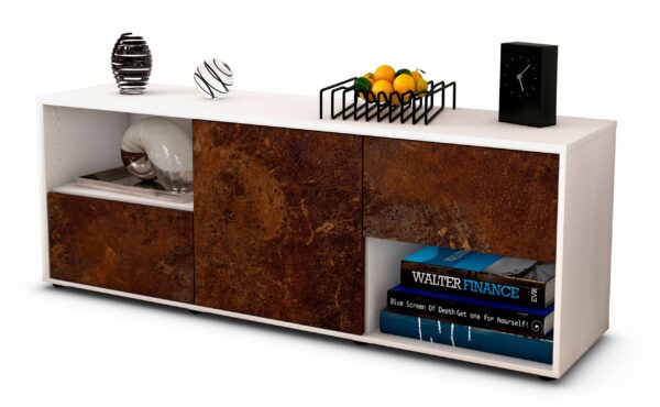 Lowboard Ambra, Rost (136x49x35cm)