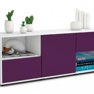 Lowboard Ambra, Lila (136x49x35cm)