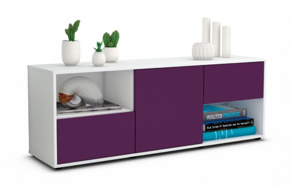 Lowboard Ambra, Lila (136x49x35cm)