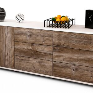 Lowboard Amedea, Treibholz (136x49x35cm)