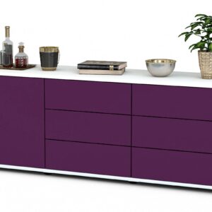 Lowboard Amedea, Lila (136x49x35cm)