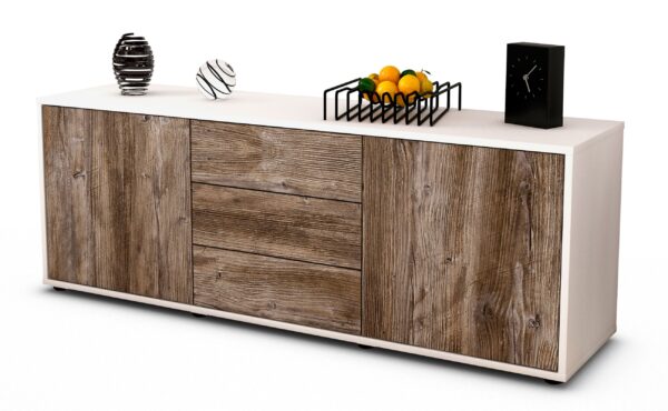 Lowboard Ameline, Treibholz (136x49x35cm)