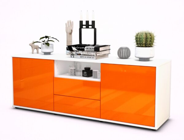 Lowboard Ameriga, Orange (136x49x35cm)