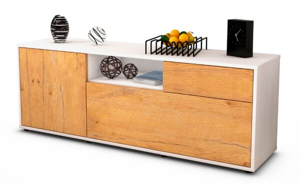 Lowboard Amila, Eiche (136x49x35cm)
