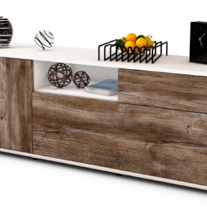 Lowboard Amila, Treibholz (136x49x35cm)