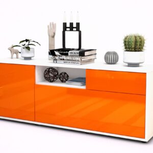Lowboard Amila, Orange (136x49x35cm)