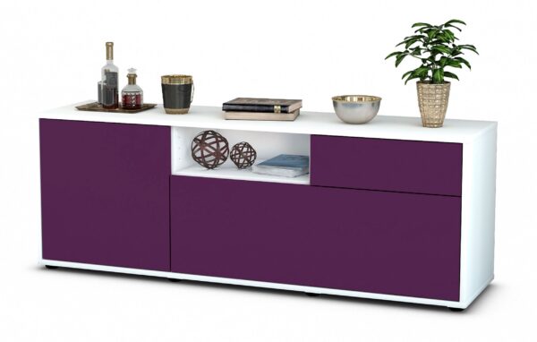 Lowboard Amila, Lila (136x49x35cm)