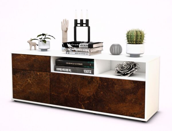 Lowboard Amisa, Rost (136x49x35cm)