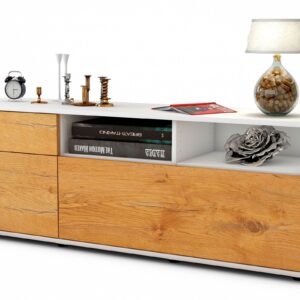 Lowboard Amisa, Eiche (136x49x35cm)