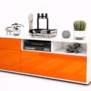 Lowboard Amisa, Orange (136x49x35cm)