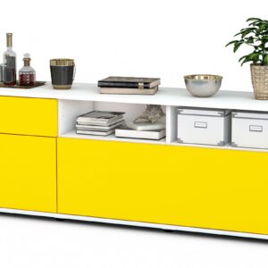 Lowboard Anais, Gelb (136x49x35cm)