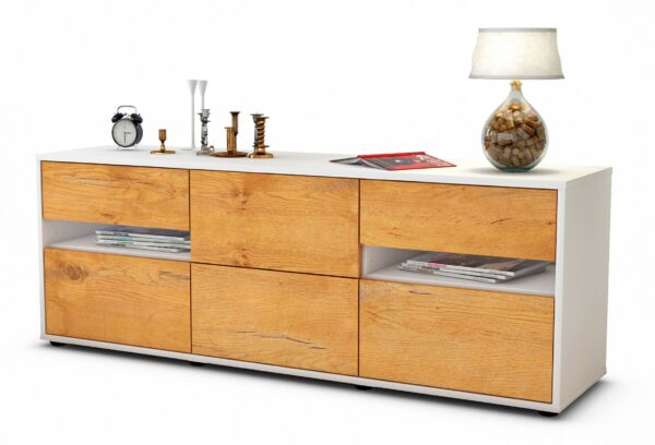 Lowboard Andrea, Eiche (136x49x35cm)