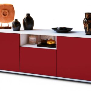 Lowboard Andreana, Bordeaux (136x49x35cm)
