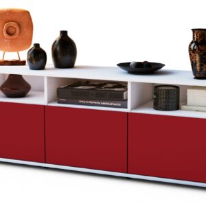 Lowboard Andrina, Bordeaux (136x49x35cm)