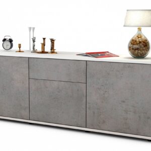 Lowboard Anella, Beton (136x49x35cm)