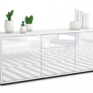 Lowboard Anella, Weiß (136x49x35cm)