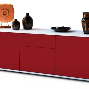 Lowboard Anella, Bordeaux (136x49x35cm)
