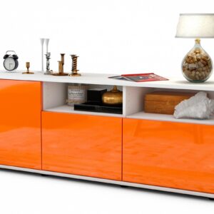 Lowboard Angelina, Orange (136x49x35cm)