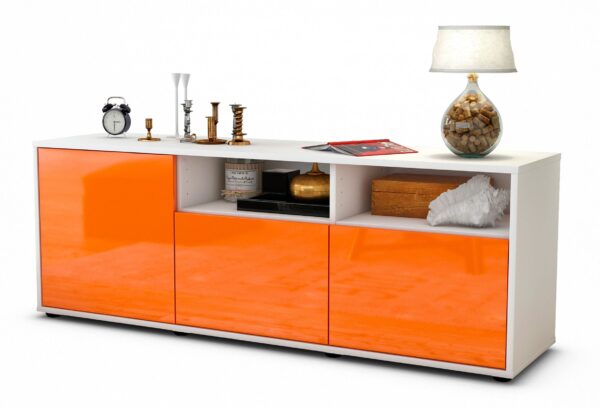 Lowboard Angelina, Orange (136x49x35cm)