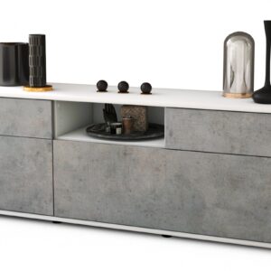 Lowboard Anita, Beton (136x49x35cm)