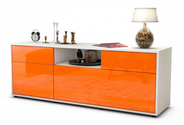 Lowboard Anita, Orange (136x49x35cm)