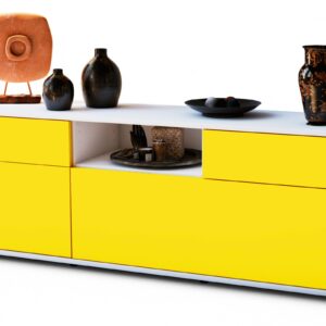 Lowboard Anita, Gelb (136x49x35cm)