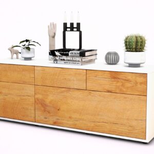 Lowboard Anjelika, Eiche (136x49x35cm)