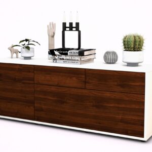 Lowboard Anjelika, Walnuss (136x49x35cm)