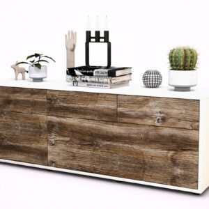 Lowboard Anjelika, Treibholz (136x49x35cm)