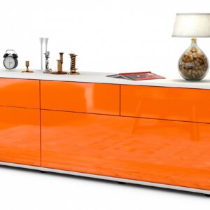 Lowboard Anjelika, Orange (136x49x35cm)