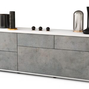 Lowboard Anna, Beton (136x49x35cm)