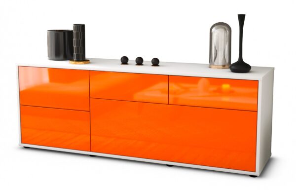 Lowboard Anna, Orange (136x49x35cm)