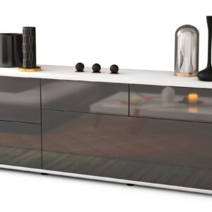 Lowboard Anna, Grau (136x49x35cm)