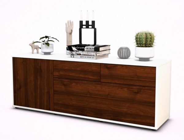 Lowboard Annabell, Walnuss (136x49x35cm)