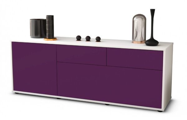 Lowboard Annabell, Lila (136x49x35cm)