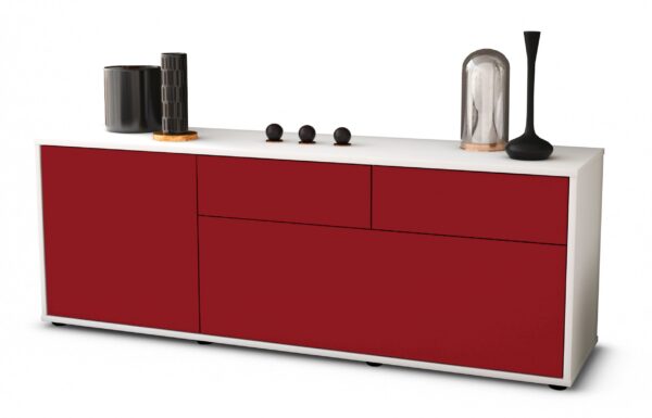 Lowboard Annabell, Bordeaux (136x49x35cm)