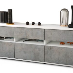 Lowboard Annalena, Beton (136x49x35cm)